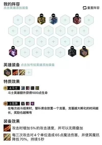 云顶之弈龙族九五阵容攻略：后期强队搭建与装备搭配